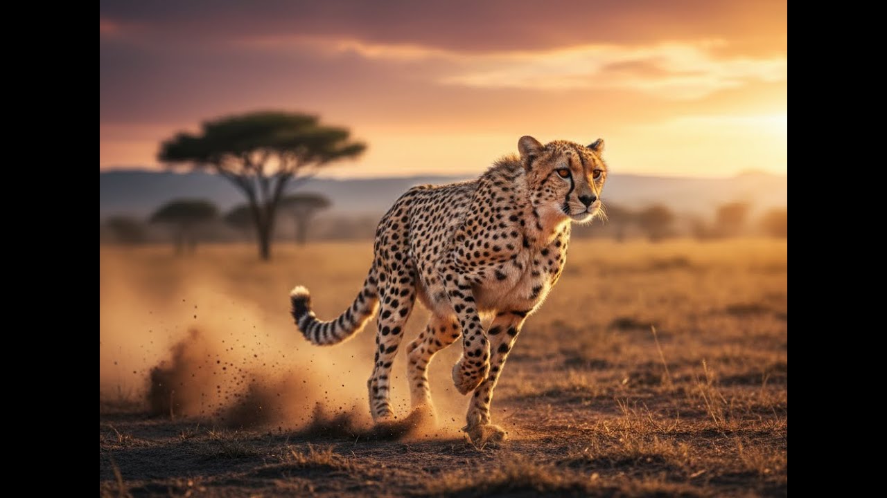 ⚡ Cheetah vs Supercar: How Nature Built the World’s Fastest Land Animal #wildanimal #speed