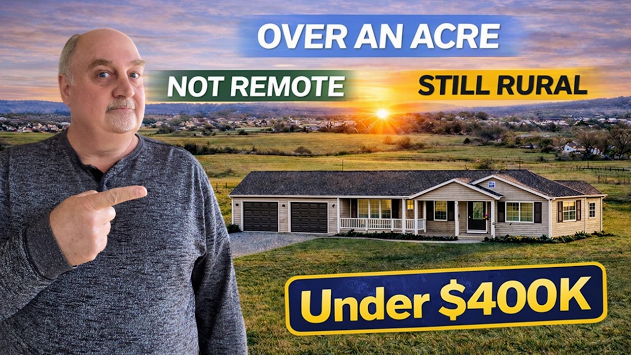 2 Shenandoah Valley Homes With Land Under $400K (Not Remote, Still Rural)