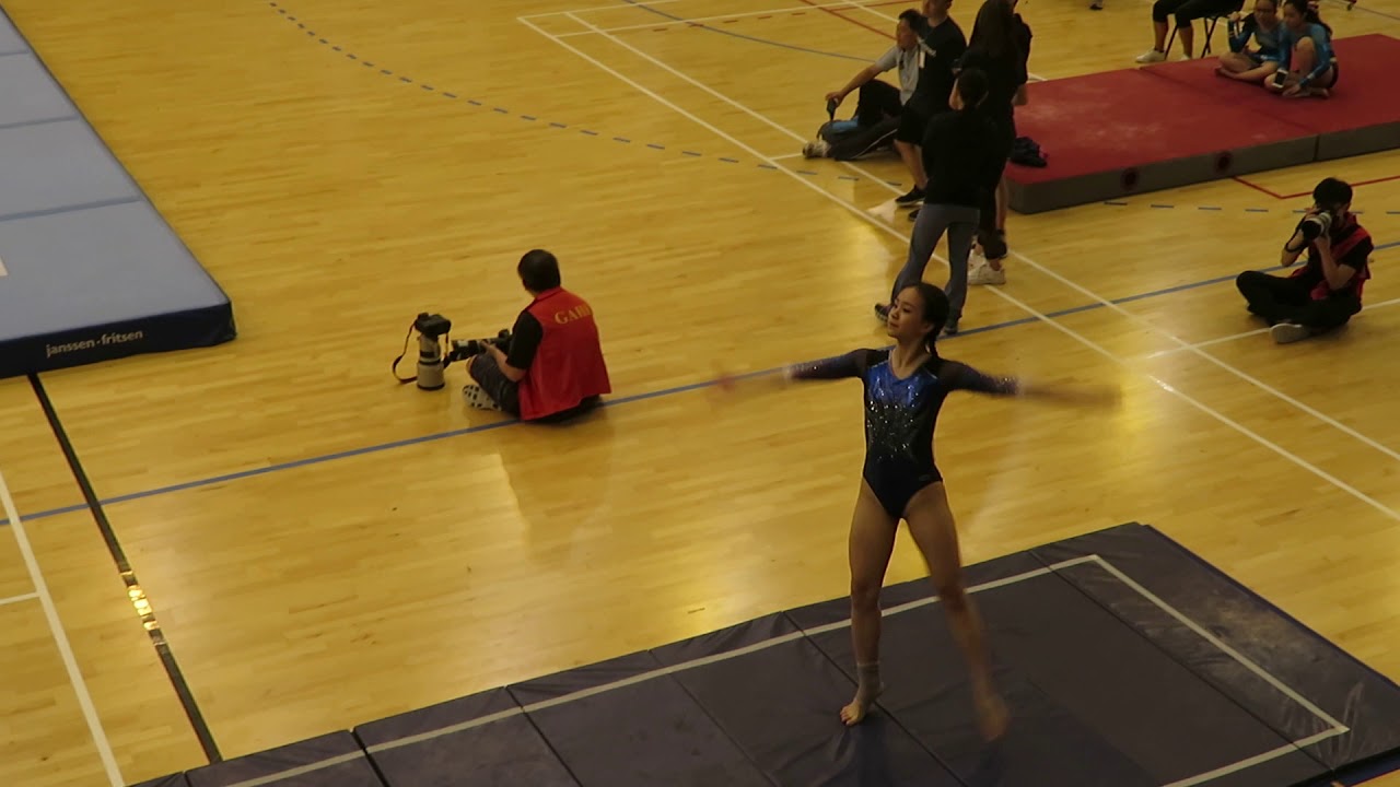 張鈊貽 - FX - 2019 HK Inter-Secondary Schools Gymnastics Competition