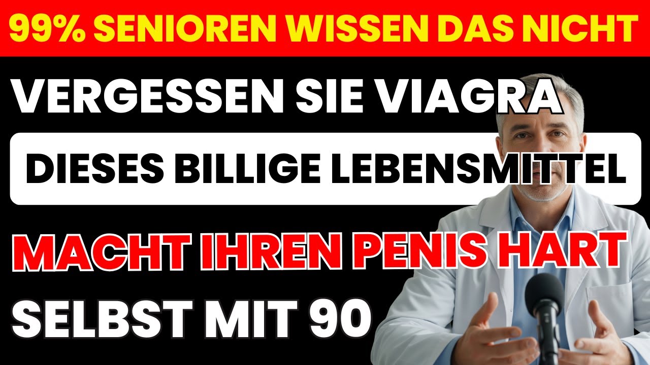 Über 60? Dieses Essen bringt Ihre Potenz zurück – ganz ohne Viagra! | Senioren Gesundheit