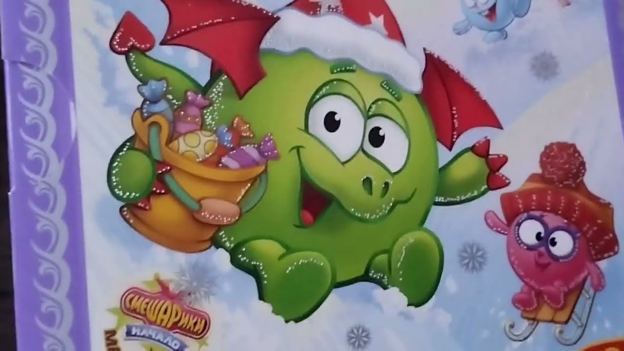 Новогодний обзор на DVD-диск Смешарики: 