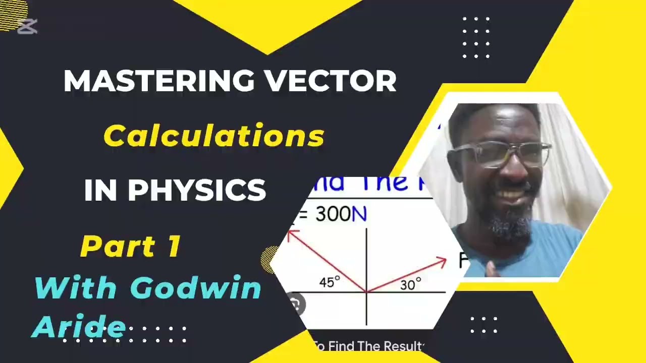 Mastering Vector Calculations in Physics (Part 1) - Step by Step Analysis- Vector Resolution 