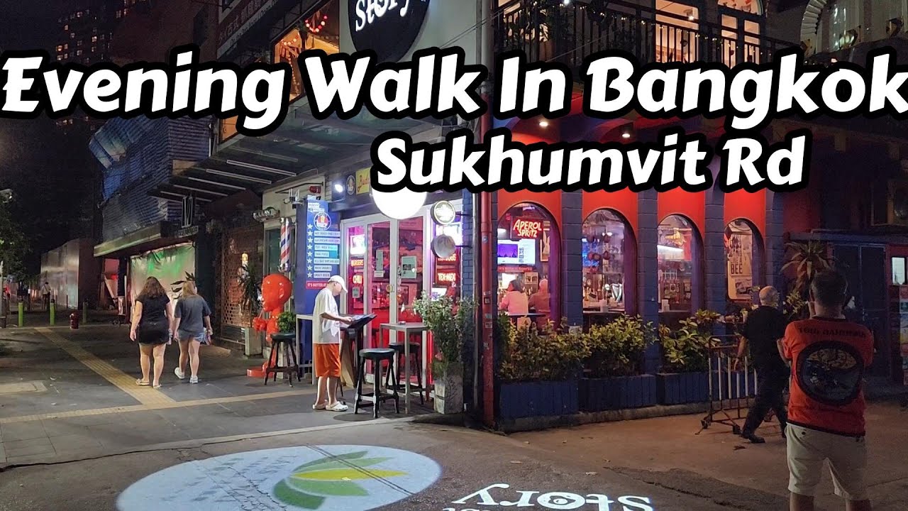 An Evening Walk Down Sukhumvit In Bangkok