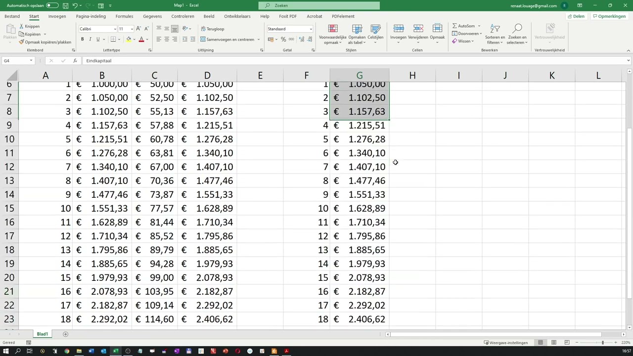 Excel Oef 14 a