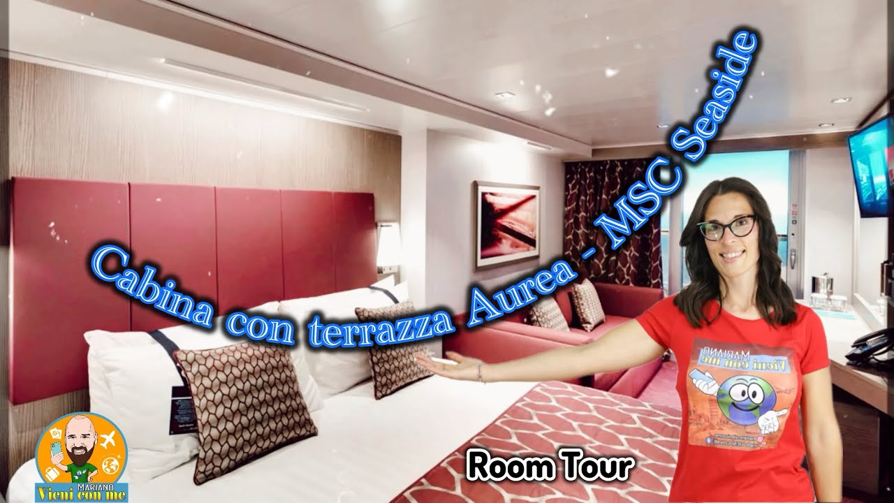 CABINA BALCONE AUREA a bordo di MSC SEASIDE(vlog2024)