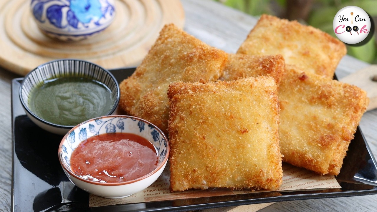 CHICKEN CHEESE PARCELS by (YES I CAN COOK)