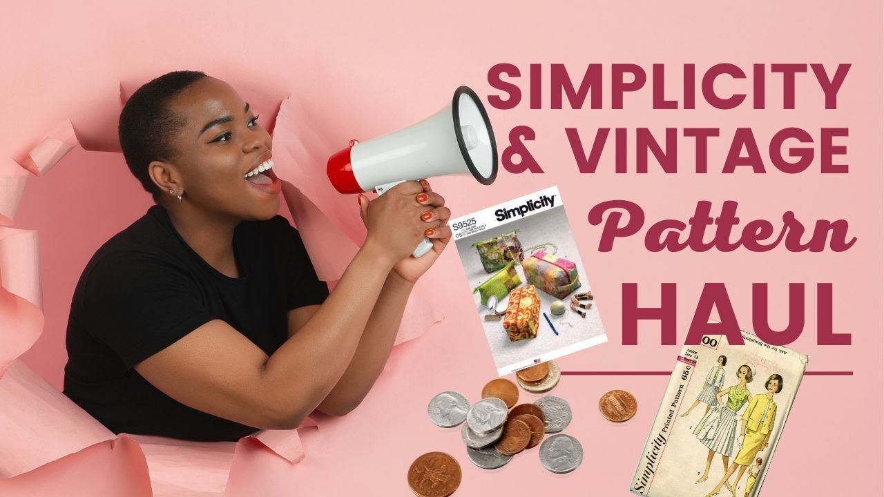 Pattern Haul/ Simplicity and Vintage Patterns/ Pattern Sale 1.99 Haul/ 50 cent patterns