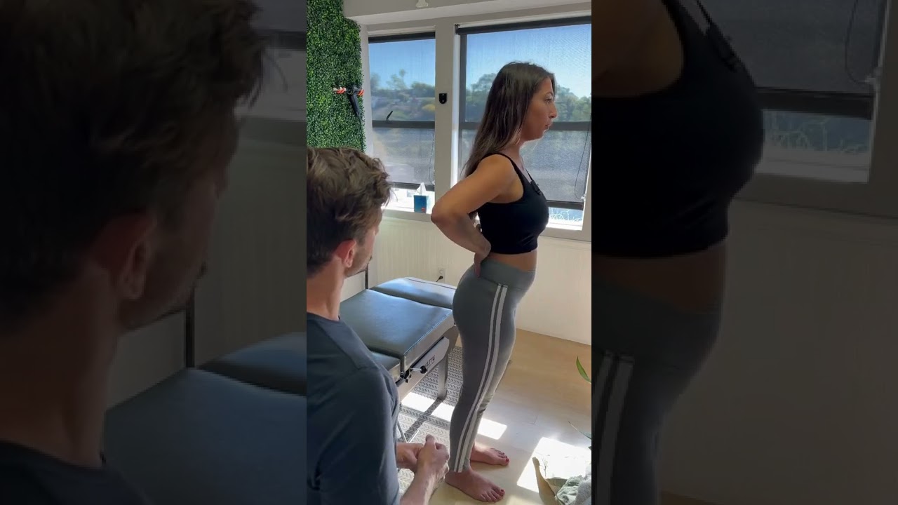 Chiropractic adjustment for anterior pelvic tilt (back pain and sciatica!) #chiropractor #sandiego