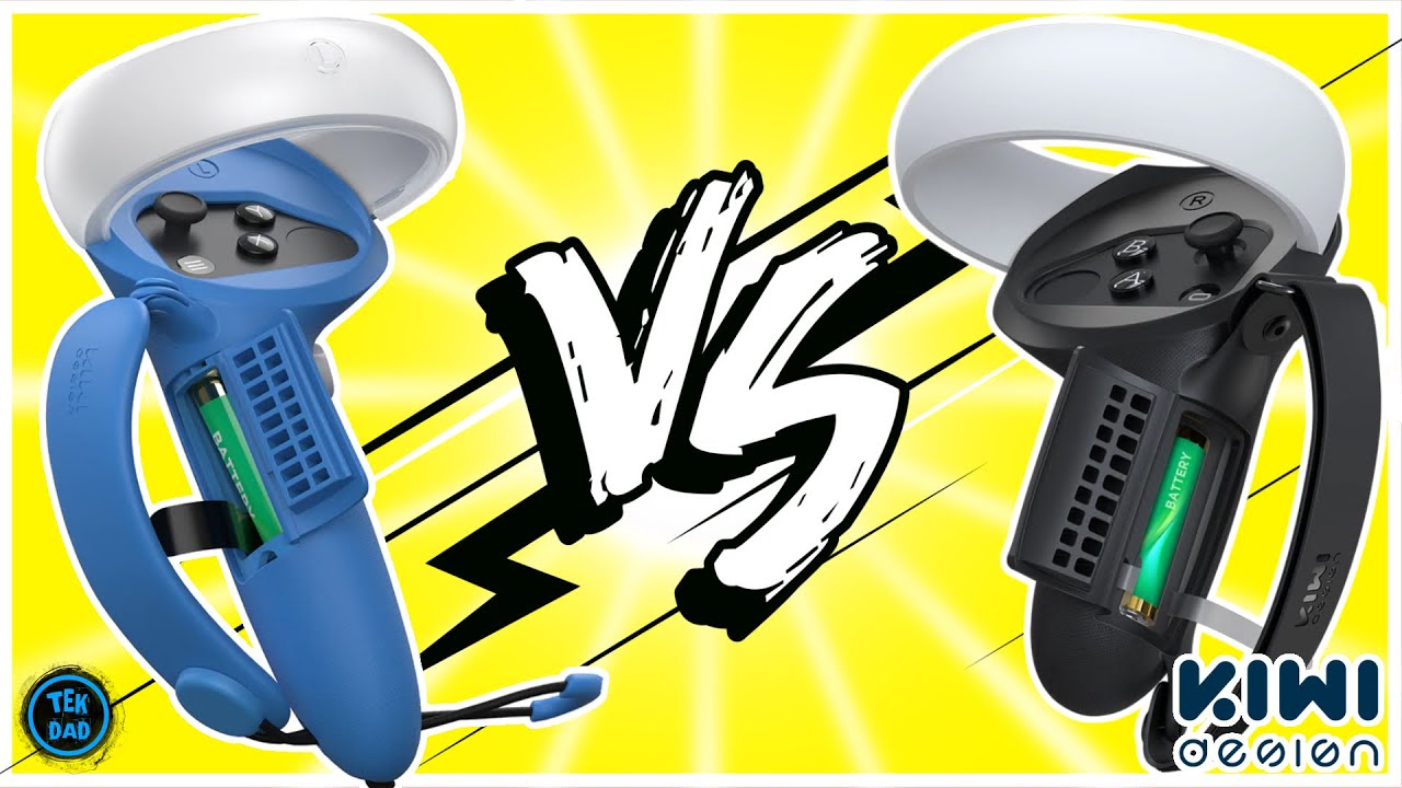 Testing KIWI DESIGN GRIPS for the Oculus / Meta Quest 2 (Q1-PRO-2 VS Q1-PRO-3)