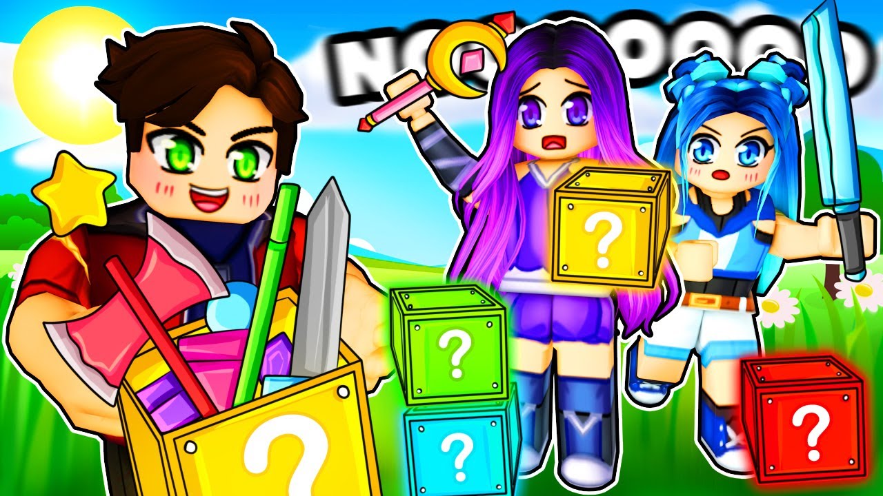 Мы открываем все LUCKY BLOCK в Roblox!