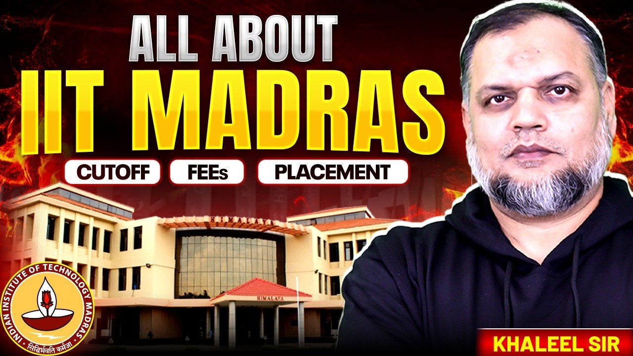 IIT Madras M.Tech Full Details 🔥 Placement | GATE Cutoff | Specializations | Campus Life