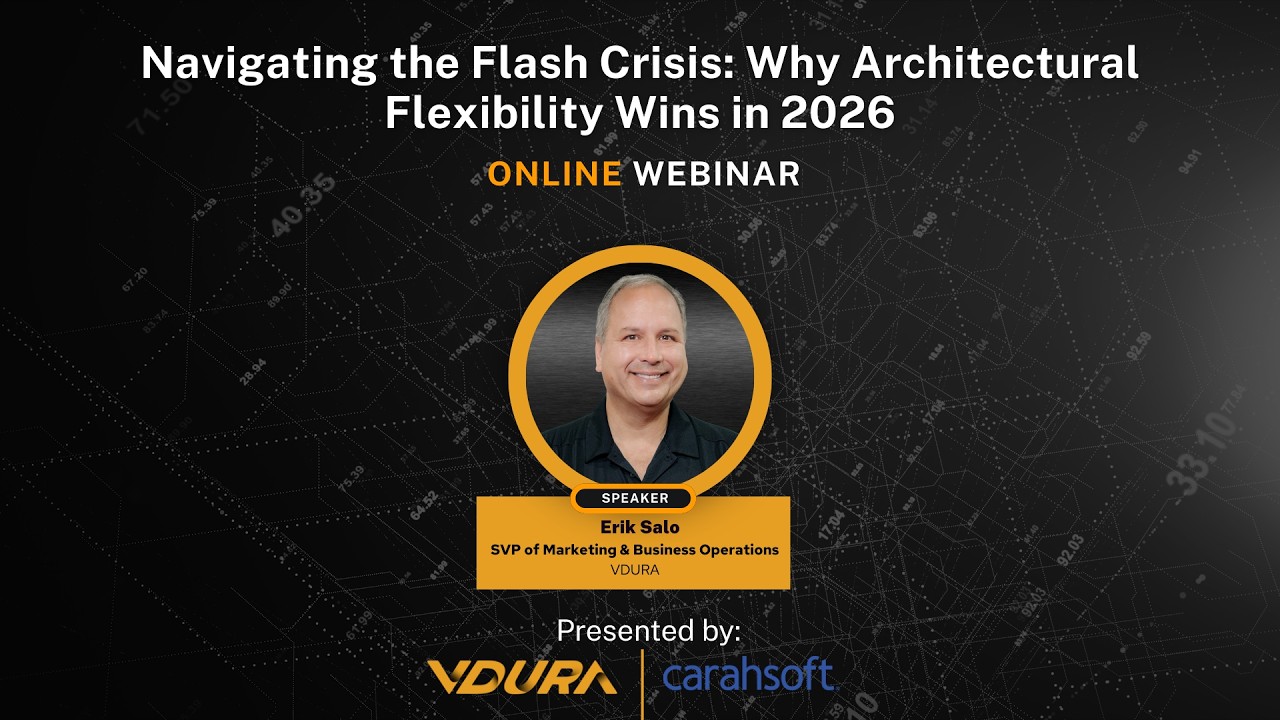 Webinar: Navigating the Flash Crisis: Why Architectural Flexibility Wins in 2026