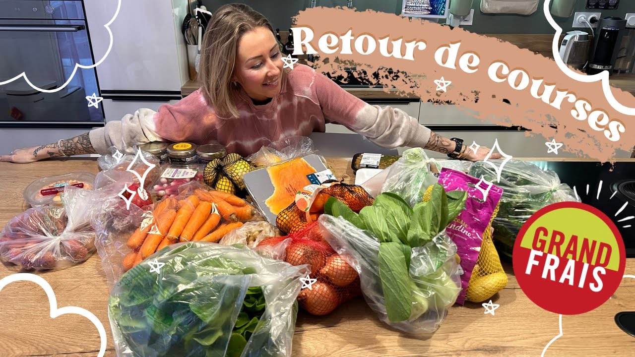 ✨VLOG✨RETOUR DE COURSES GRAND FRAIS !!