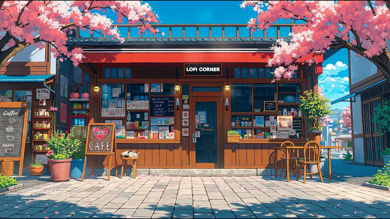 Valentine's Cafe 🌸 Romantic Spring Lofi to Lift Your Mood ☕ Lofi Hip Hop Beats to Relax