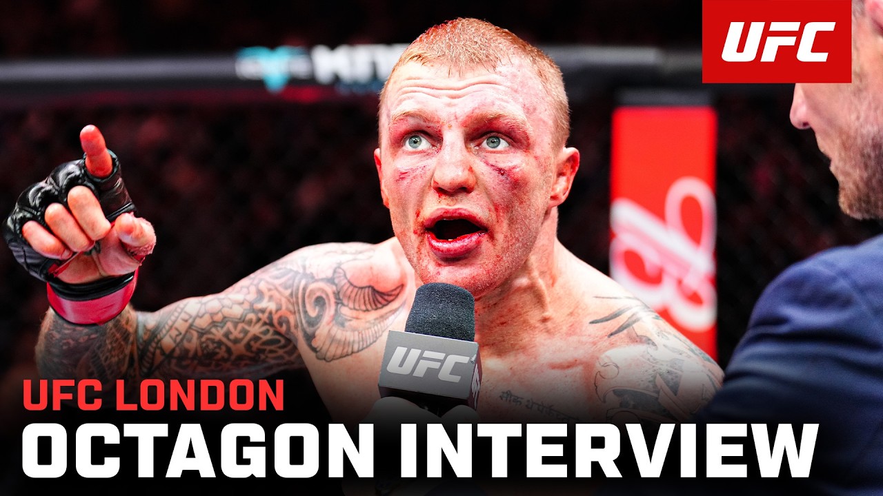 Интервью с Мейсоном Джейсоном в октагоне | UFC Лондон