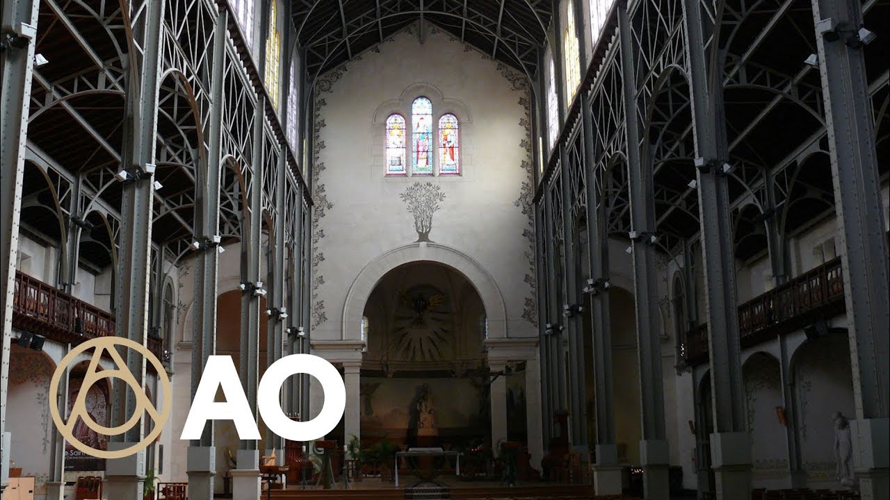 The Paris Church with an Industrial Interior