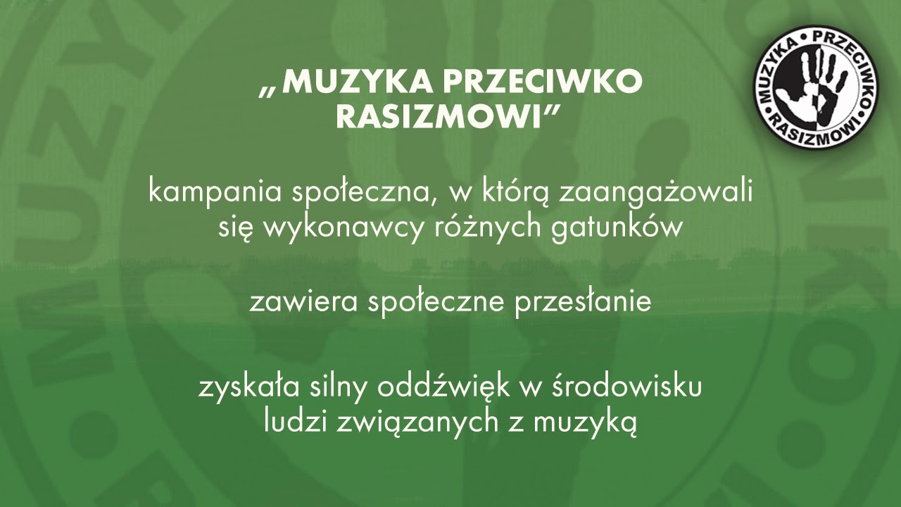 Post Regiment &bdquo;Wychowanie&rdquo; &ndash; &bdquo;Muzyka Przeciwko Rasizmowi&rdquo; (wyd. 1997).