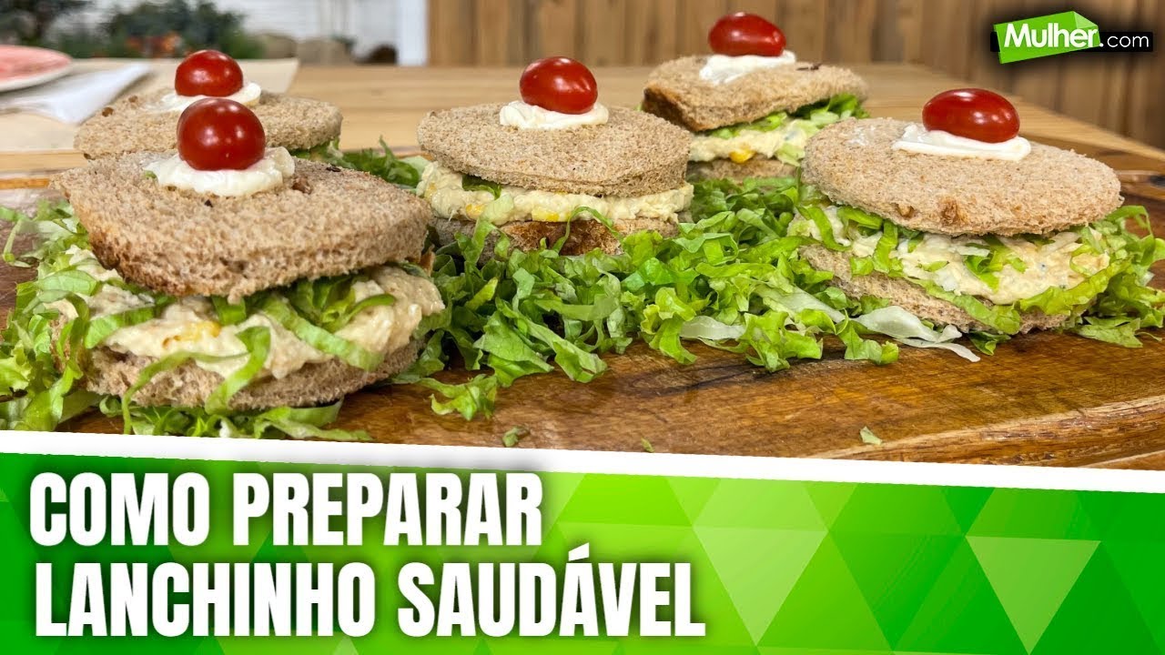 Como preparar Lanchinho Saud&aacute;vel