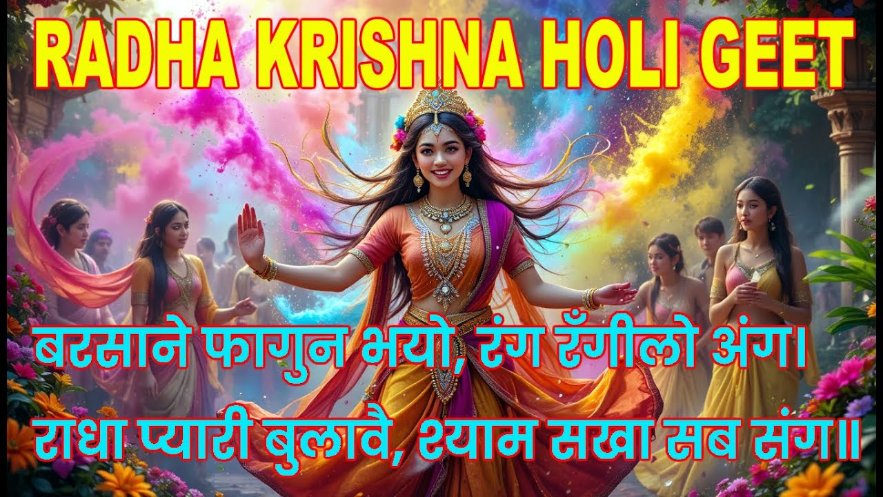 बरसाने फागुन भयो, रंग रँगीलो अंग | Radha Krishna Holi Song | Barsana Holi Bhajan 2026