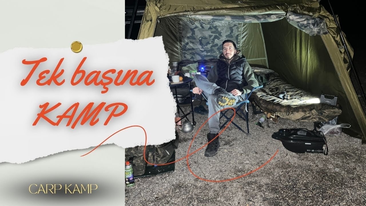 KIŞ KAMPI VE SAZAN AVI TEKNİKLERİ / TEK BAŞINA KIŞ KAMPI / WİNTER CARP FİSHİNG /