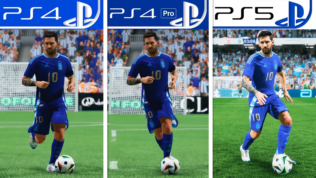 EA SPORTS FC 25 | PS4 - PS4 Pro - PS5 | Graphics Comparison | Analista De Bits
