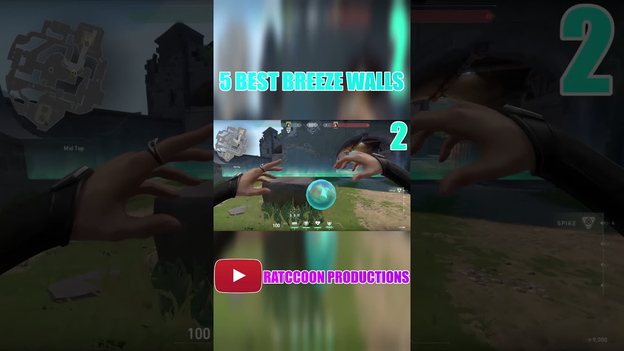 5 BEST SAGE WALLS IN BREEZE | VALORANT