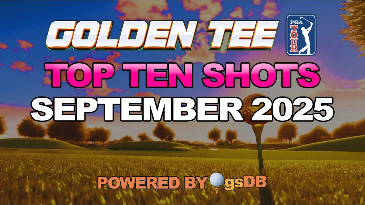 Golden Tee PGA Tour | September 2025 Top 10 Shots
