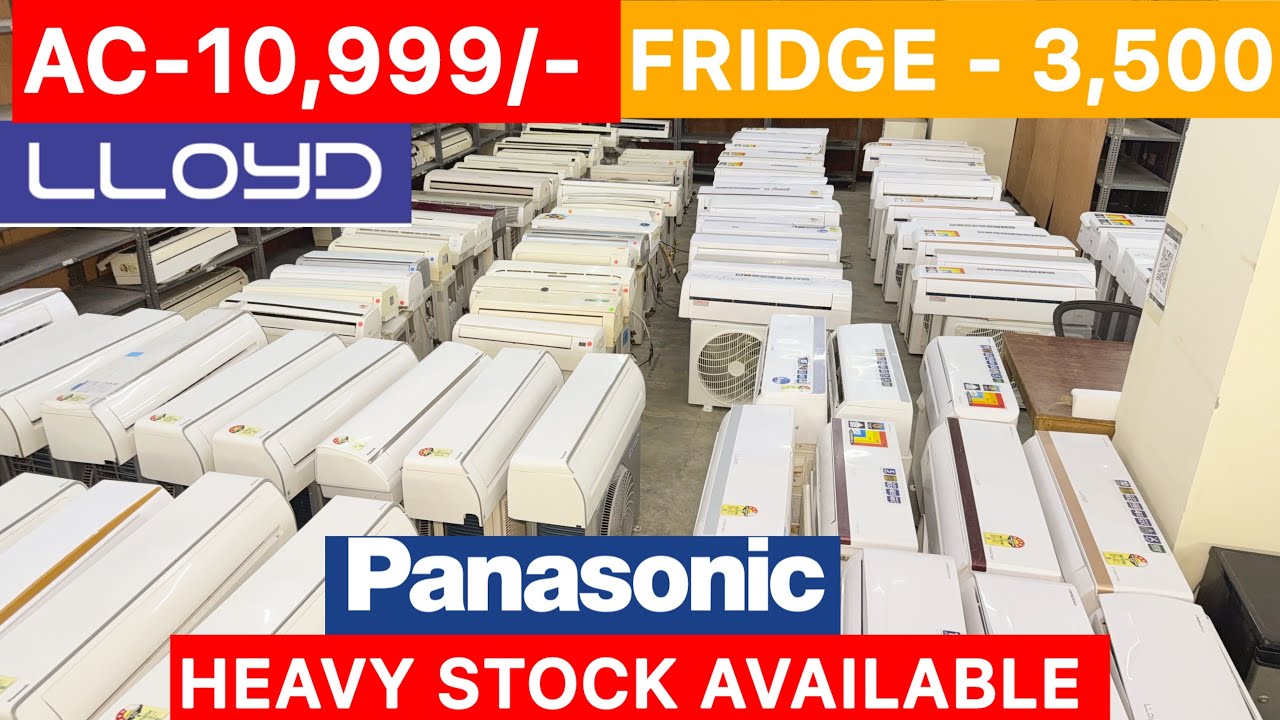 Branded AC - ₹10,999/- | Fridge- ₹3,500 | Cheapest Airconditioner Electronic Fridge Washing Machine