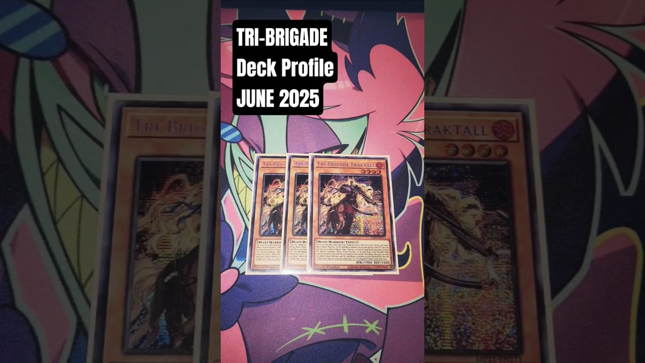 Профиль колоды Tri-Brigade! ИЮНЬ 2025 ГОДА! #Tri-Brigade #deckprofile #yugioh