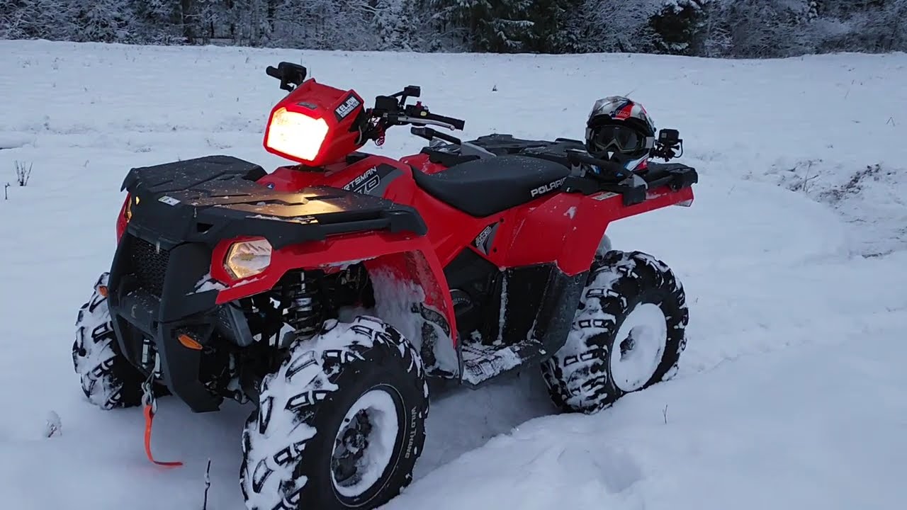Polaris Sportsmanilla Linttailua!  (Video vuodelta 2020)