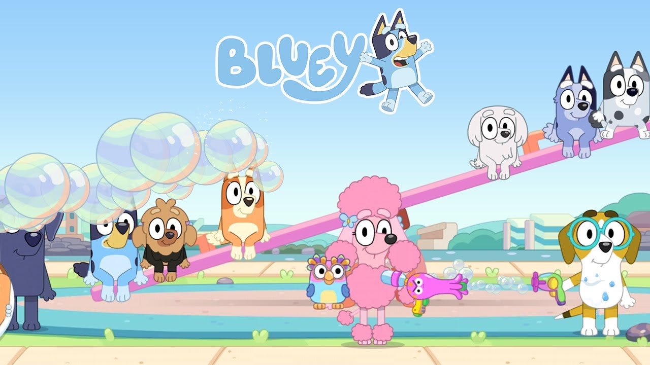 🌈🌈Creating Gigantic Balloons At Playground | Bluey & Bingo 🌈🌈