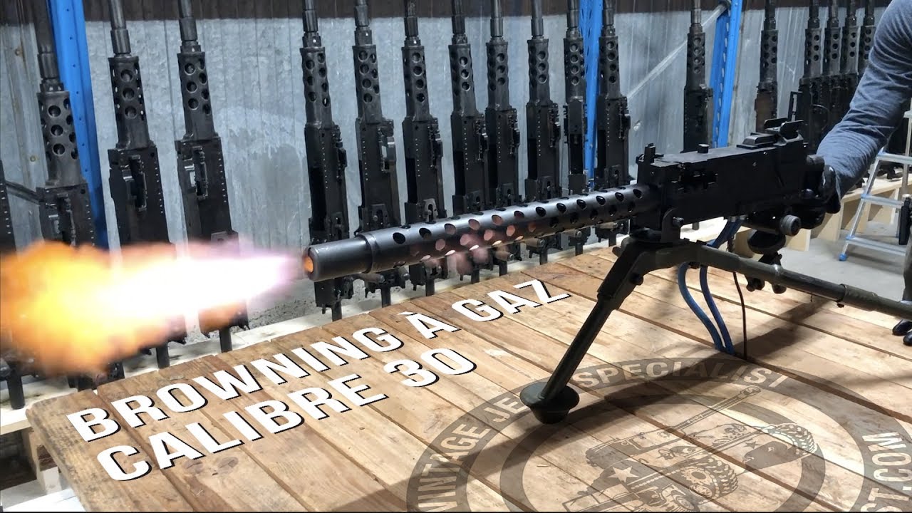 Mitrailleuse &agrave; gaz M1919 Browning CAL.30 - Reproduction inerte en acier