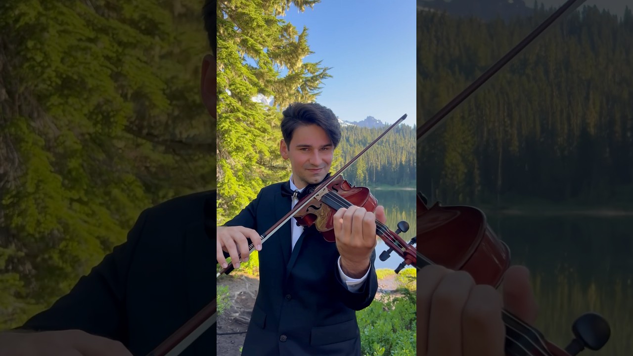 Can&rsquo;t Help Falling in Love &ndash; Romantic Violin at Mount Rainier 💍 Wedding Aisle Version