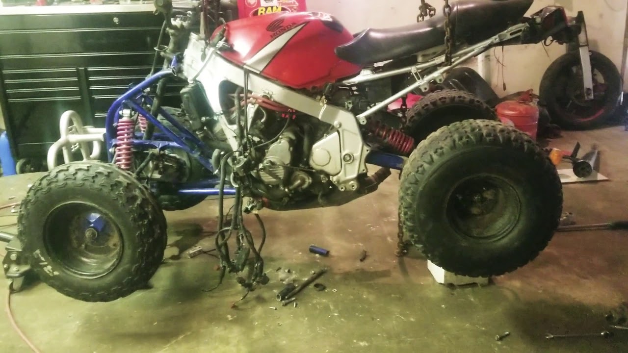 Cbr600 atv build