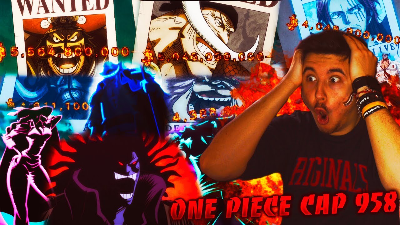 LOS PIRATAS ROCKS Y LAS RECOMPENSAS DE LOS YONKOUS!!! OP CAP 958!! - MI REACCIÓN!!