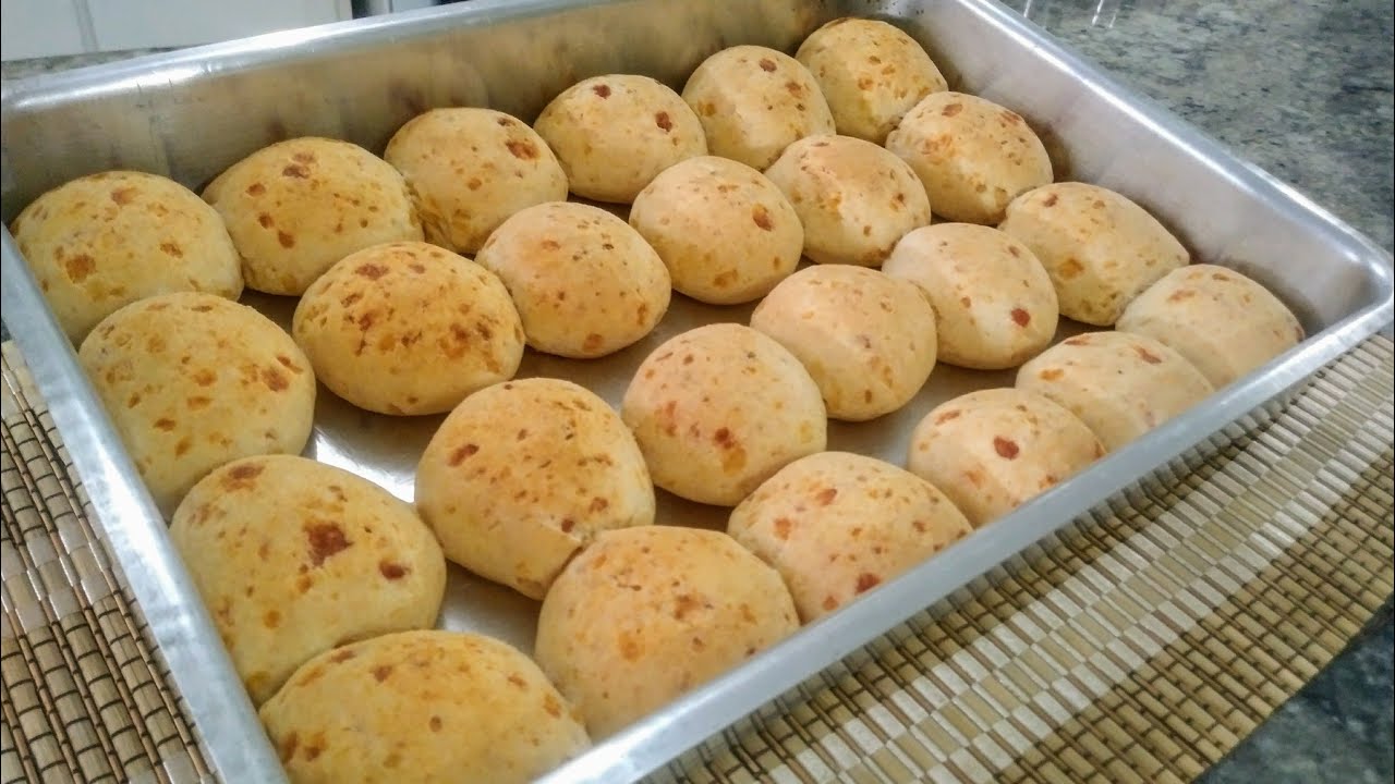 PÃO DE QUEIJO COM 3 INGREDIENTES É POSSÍVEL E FICA DELICIOSO