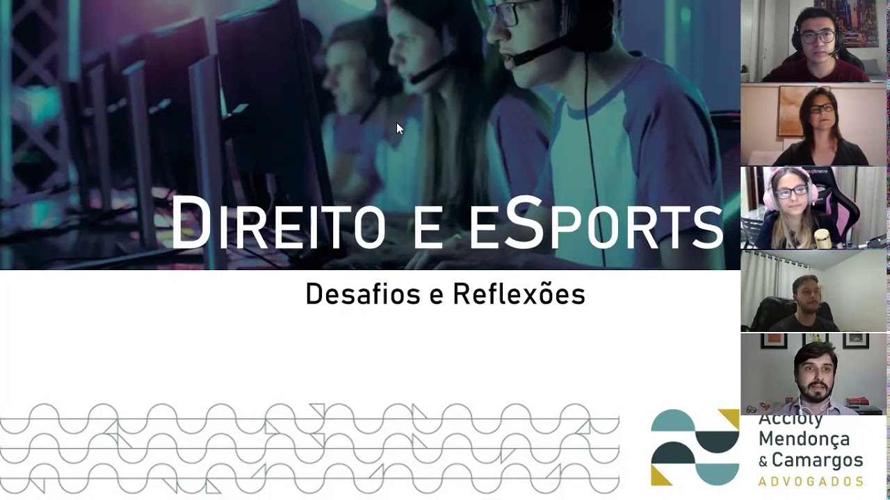 1&ordm; Encontro - eSports, Games e o Direito - 15/10/2020