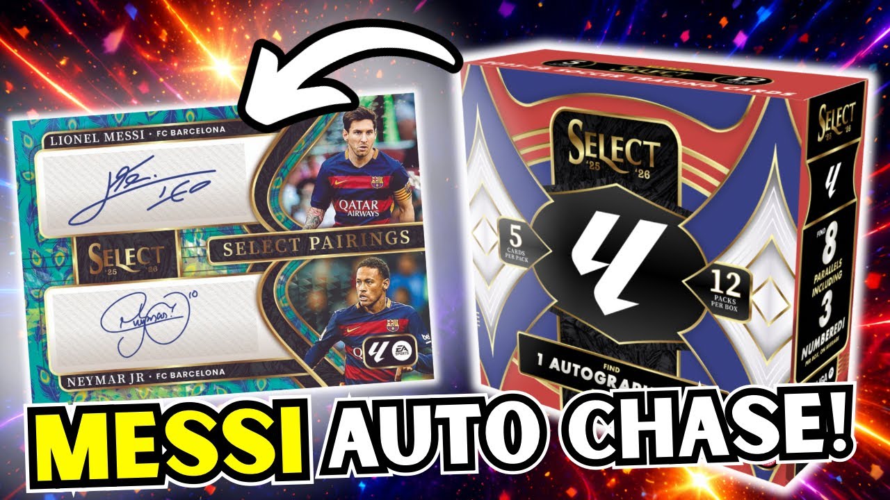 Открываем международный бокс Panini Select La Liga 25/26!