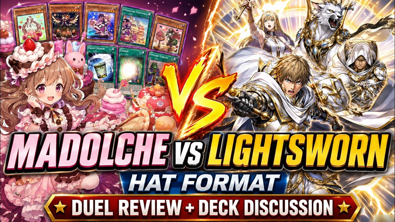 Madolche vs Lightsworn HAT Format Duel Review + Deck Discussion