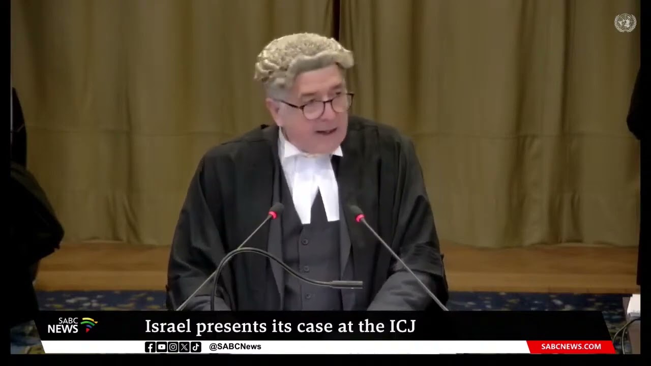 Israel's Christopher Staker's address at the ICJ on @SABCNews