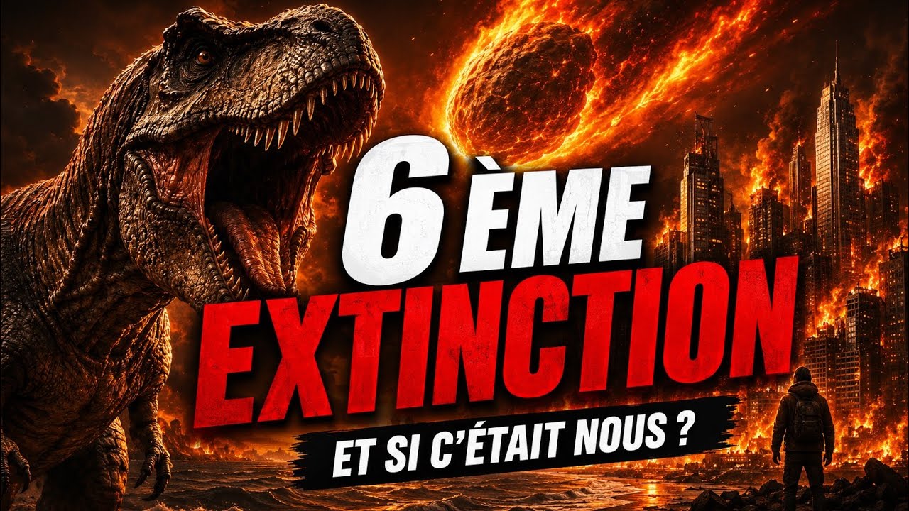 Il y a eu 5 extinctions massives. La 6&egrave;me &agrave; commenc&eacute;  (Je t'explique TOUT)