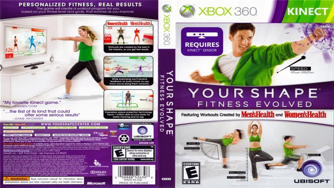 Your Shape Fitness Evolved (2010) -  Full Gameplay  / XBOX 360 | Kinect | HD | 1080p |