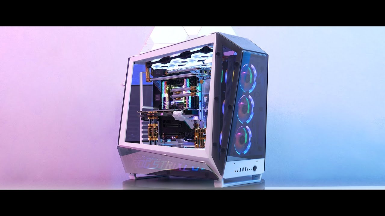 「BRO」4K IniWin Tou 2.0 Full DIY White Color Build A PC.迎广透2.0 纯白改色 #iniwin