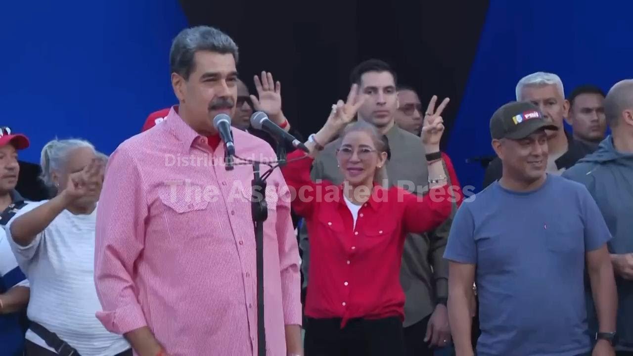 Venezuela's Maduro breaks into singing John Lennon's 'Imagine' as he talks about US tensions