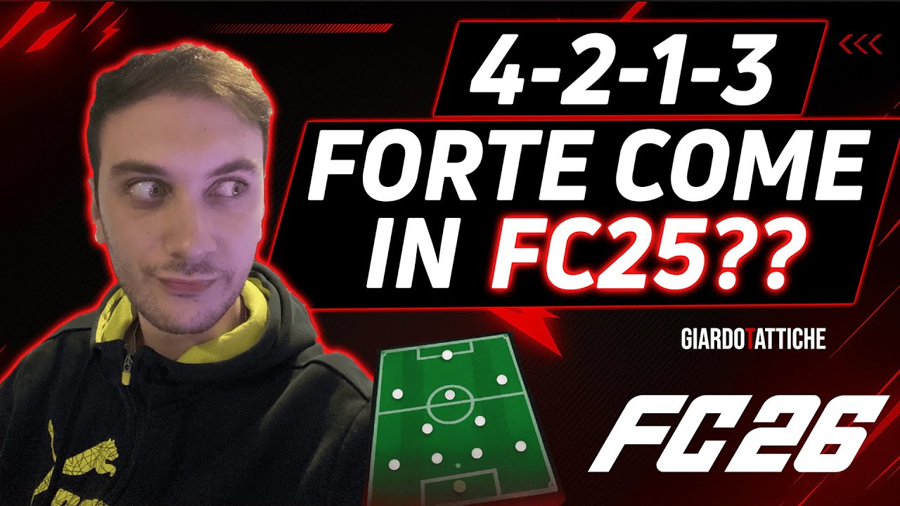 Il 4-2-1-3 era FORTISSIMO su FC25... ma su FC26?Giardotattiche