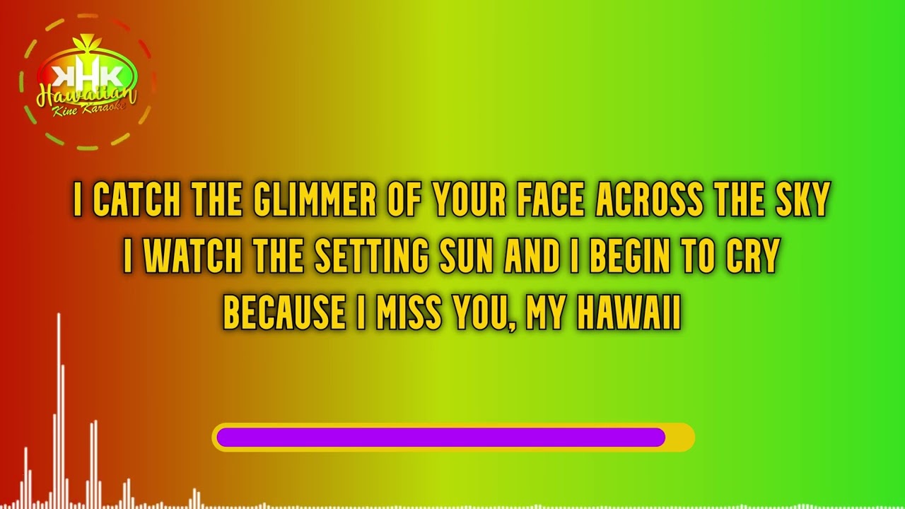 Na Leo Pilimehana - I Miss You My Hawaii (Backing Vocals Karaoke Version) - Hawaiian Karaoke