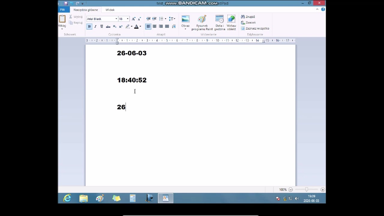Windows 8 &ndash; WordPad #4 | Kopiowanie, zaznaczanie i zmiana koloru tekstu