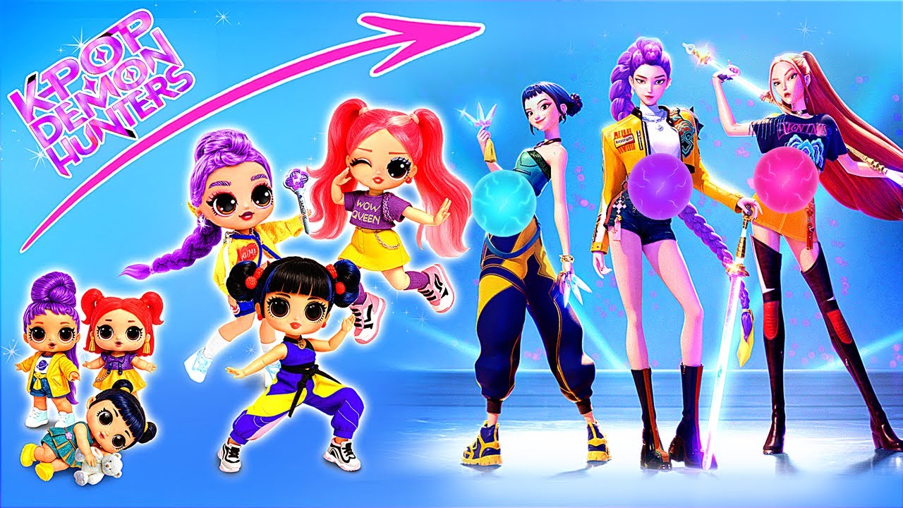 Goldene K-Pop Demon Hunters Schwestern werden erwachsen! LOL OMG DIYs