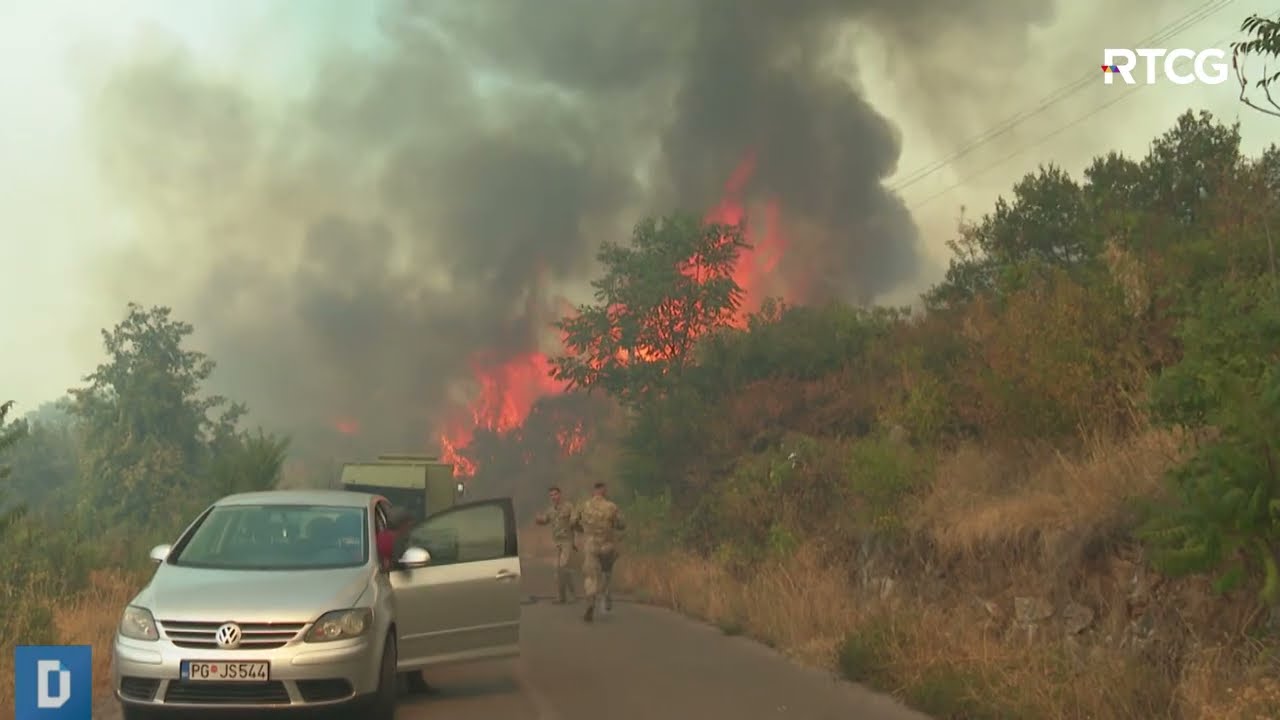 Dramatične scene u Piperima, zbog požara evakuisano više porodica -  DNEVNIK