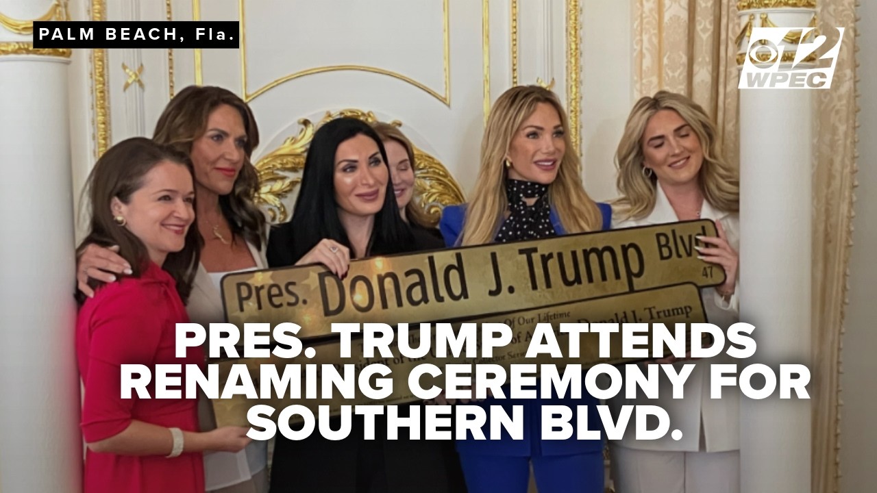 Trump speaks: Renaming part of Southern Blvd. as 'President Donald J. Trump Boulevard'